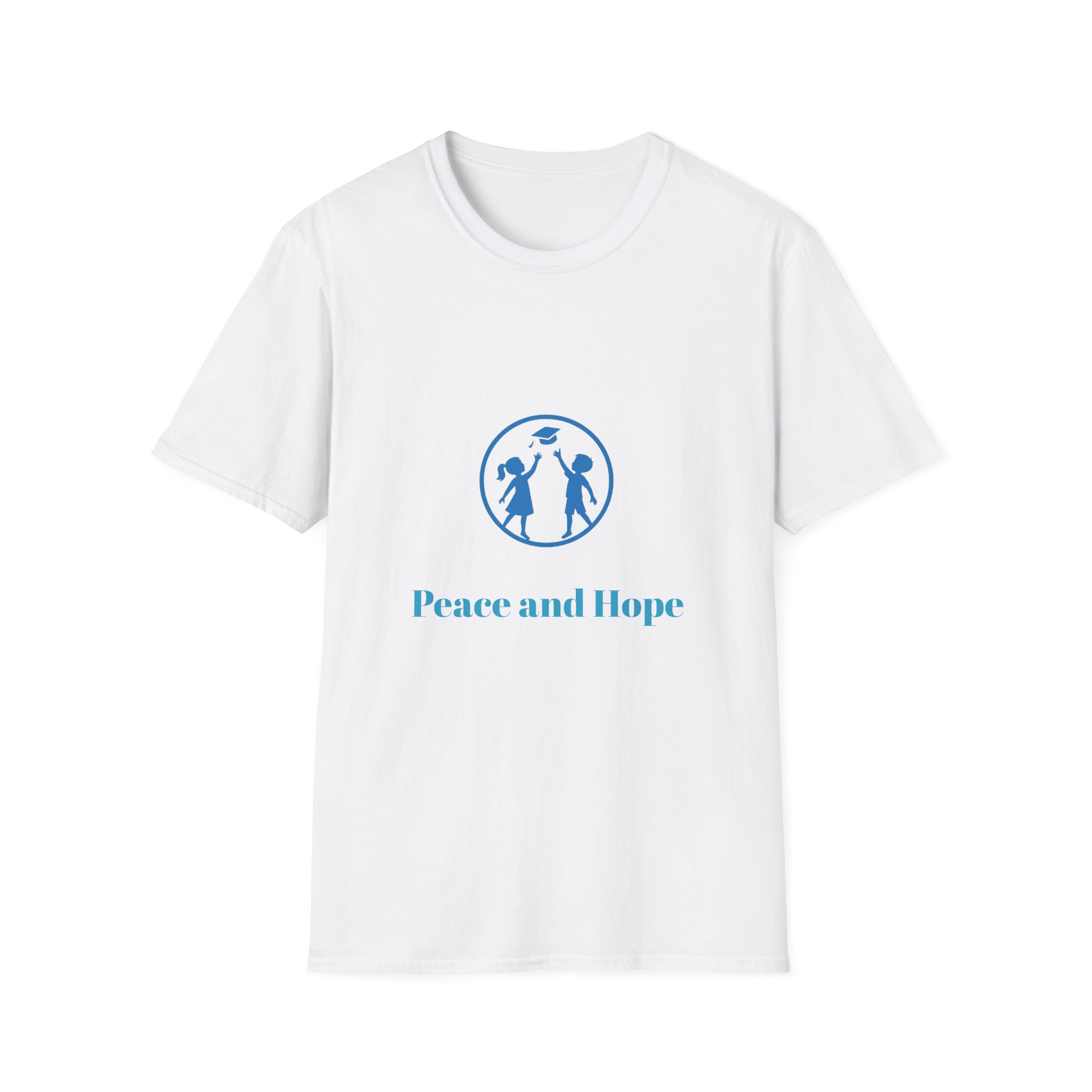 peace and hope unisex softstyle t shirt